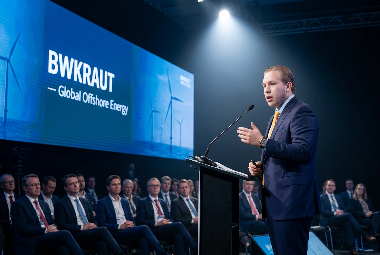 Ícaro Krautchuk em cúpula global de energia offshore BWKRAUT