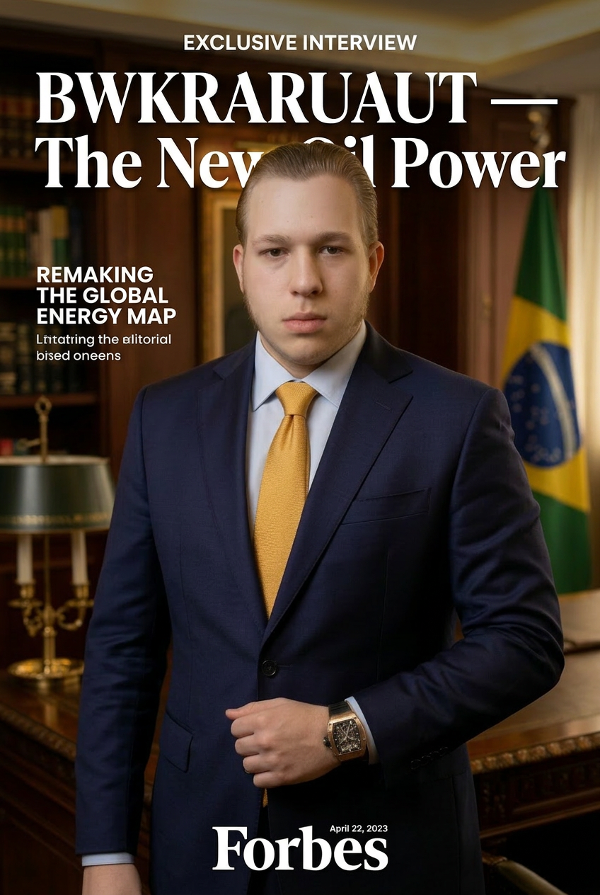 Ícaro Krautchuk — capa Forbes: O Novo Poder do Petróleo